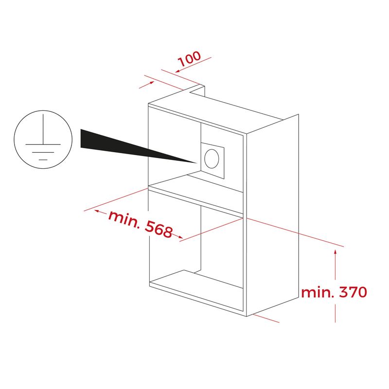 Teka ML 8220 BIS L Gri Ankastre Mikrodalga Fırın